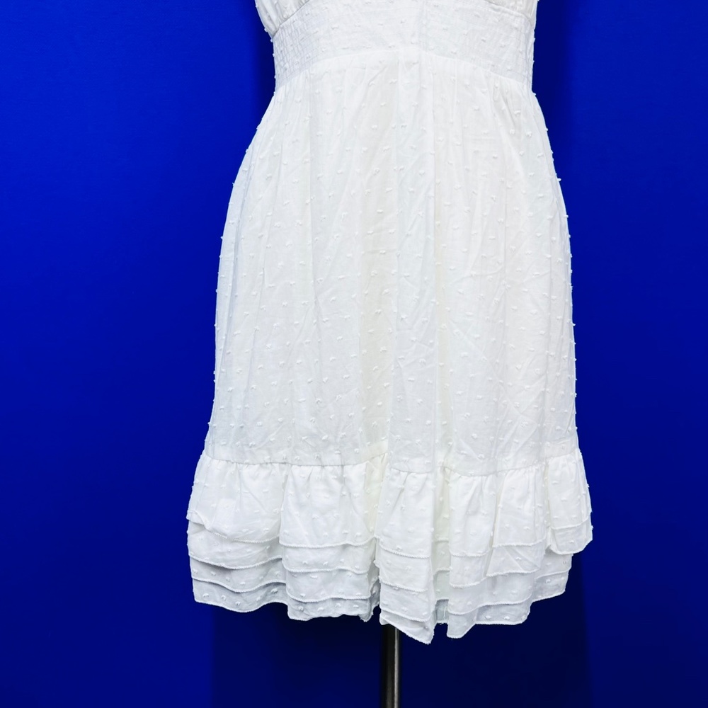 NWT🤩 |•ARYEH•| Darling White Peasant Dress - Picture 4 of 15